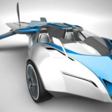未来予想図の実現「空飛ぶ車」